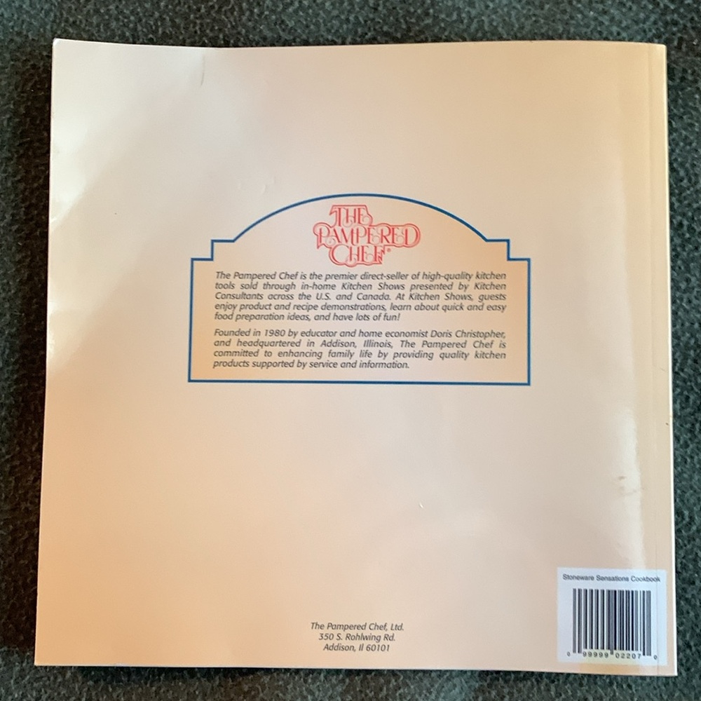 The Pampered Chef “Stoneware Sensations” cookbook by Doris Christopher - Picture 2 of 8